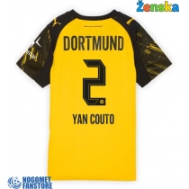 Borussia Dortmund Yan Couto #2 Domaci Dres za Ženska 2025-26 Kratak Rukav
